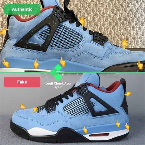 fake cactus jack shoes|How To Spot Fake Travis Scott Air Jordan 4 .